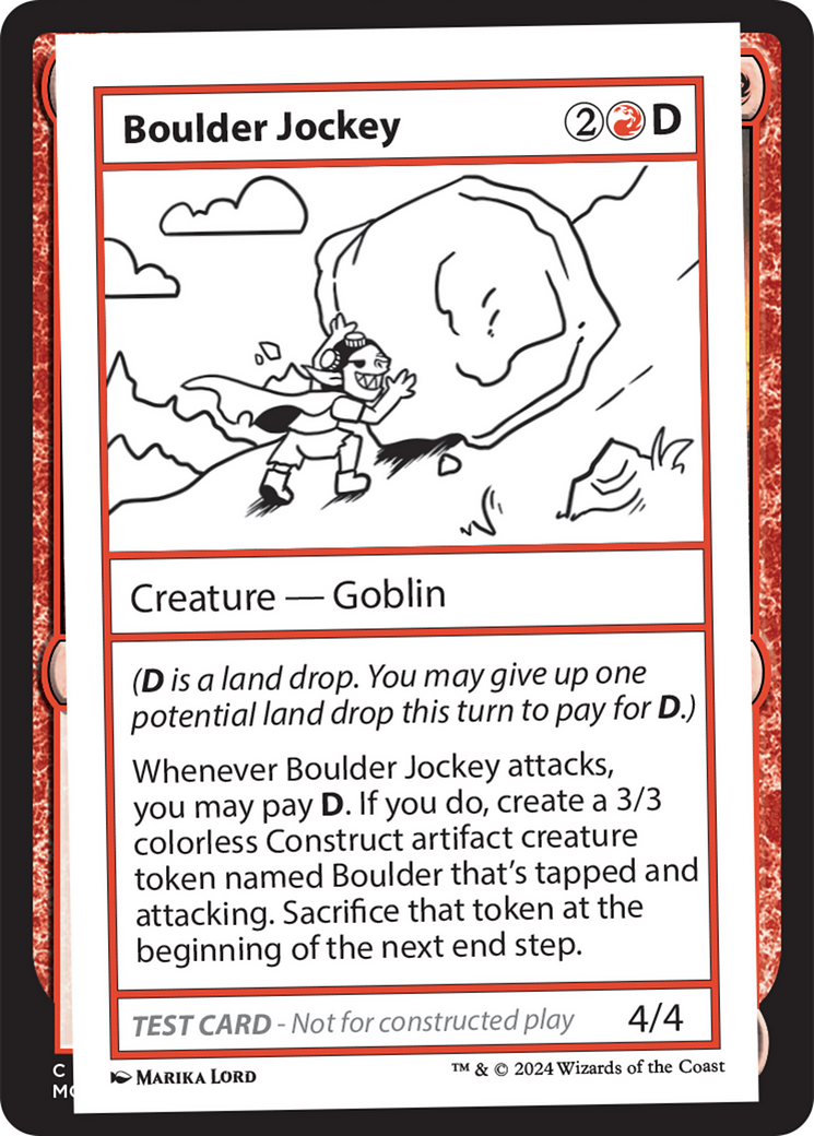 Boulder Jockey [Mystery Booster 2 Playtest Cards] | PLUS EV GAMES 