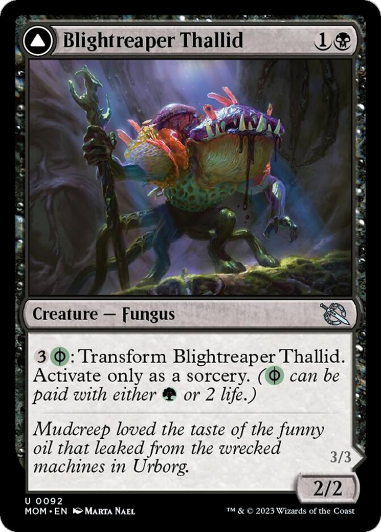 Blightreaper Thallid // Blightsower Thallid [March of the Machine] | PLUS EV GAMES 