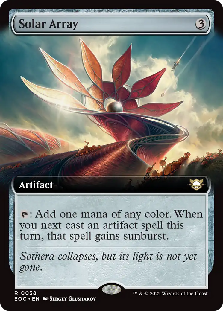Solar Array (Extended Art) [Edge of Eternities Commander] | PLUS EV GAMES 
