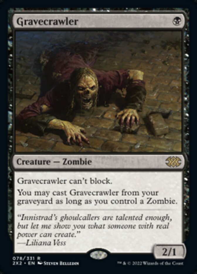 Gravecrawler [Double Masters 2022] | PLUS EV GAMES 