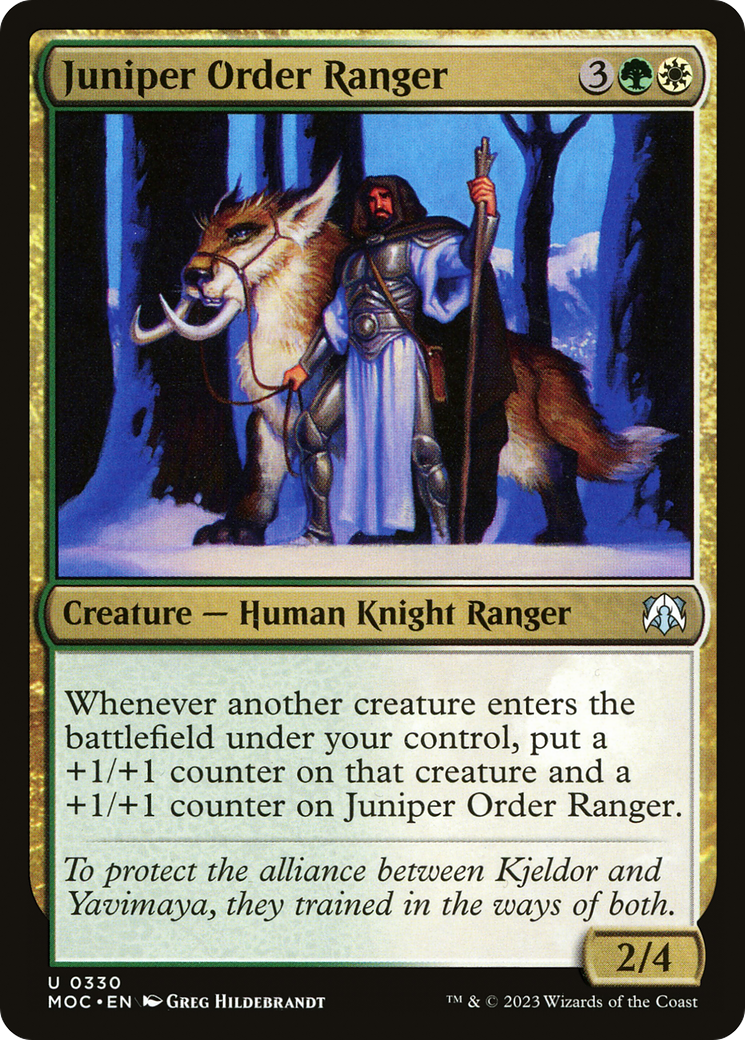 Juniper Order Ranger [March of the Machine Commander] | PLUS EV GAMES 