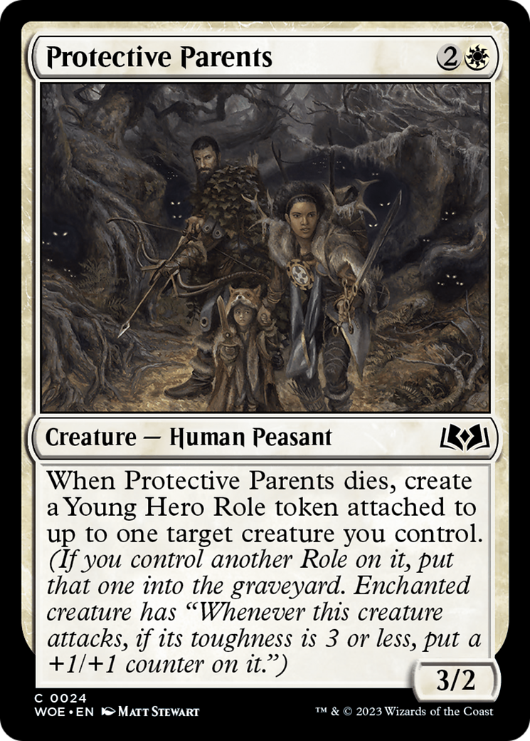 Protective Parents [Wilds of Eldraine] | PLUS EV GAMES 