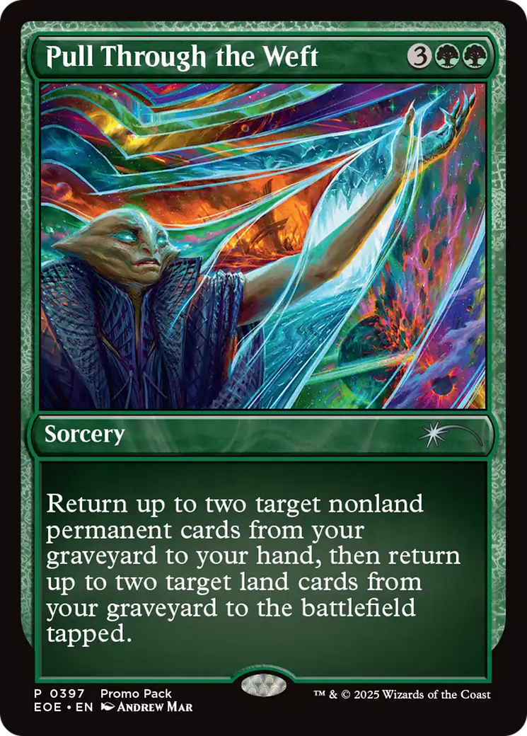 Pull Through the Weft [Edge of Eternities Promo Pack] | PLUS EV GAMES 
