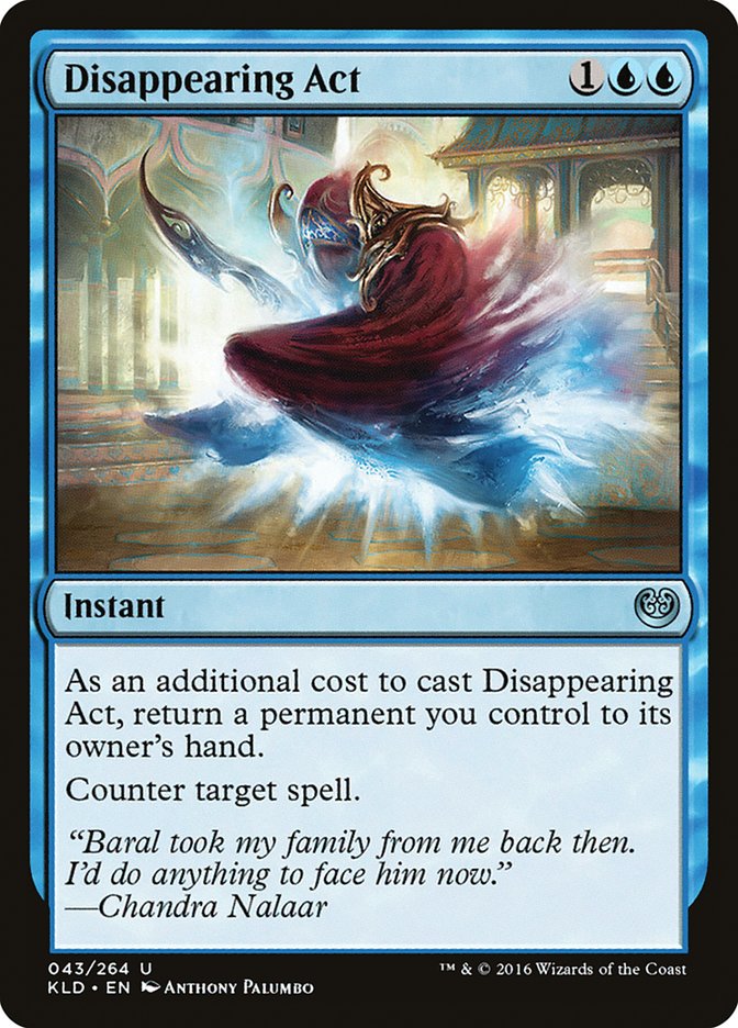 Disappearing Act [Kaladesh] | PLUS EV GAMES 