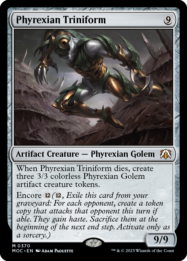 Phyrexian Triniform [March of the Machine Commander] | PLUS EV GAMES 