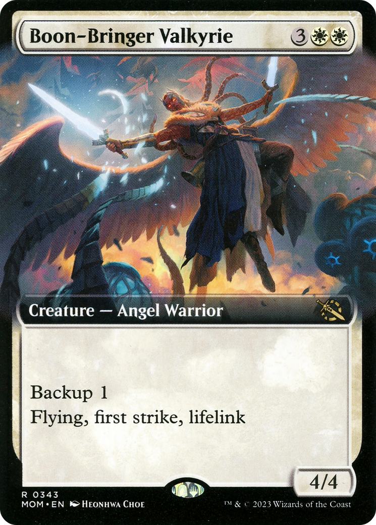 Boon-Bringer Valkyrie (Extended Art) [March of the Machine] | PLUS EV GAMES 