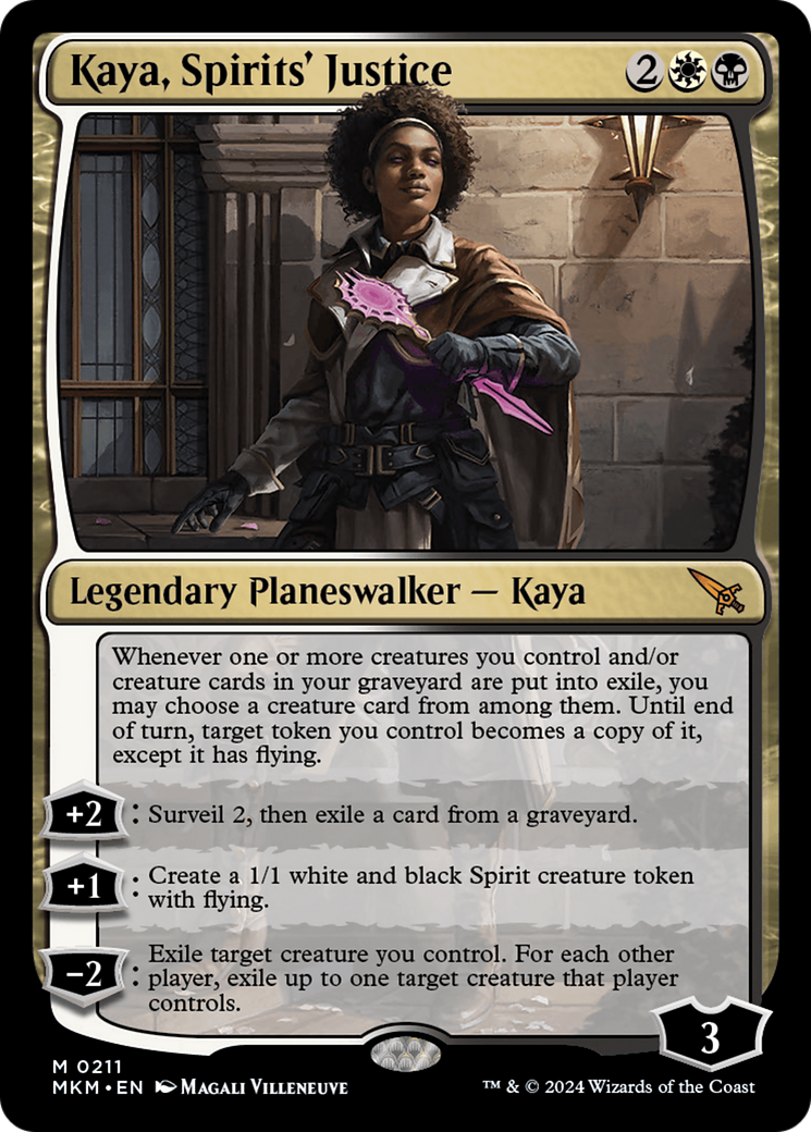 Kaya, Spirits' Justice [Murders at Karlov Manor] | PLUS EV GAMES 