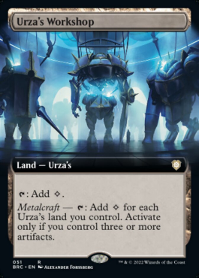 Urza's Workshop (Extended Art) [The Brothers' War Commander] | PLUS EV GAMES 