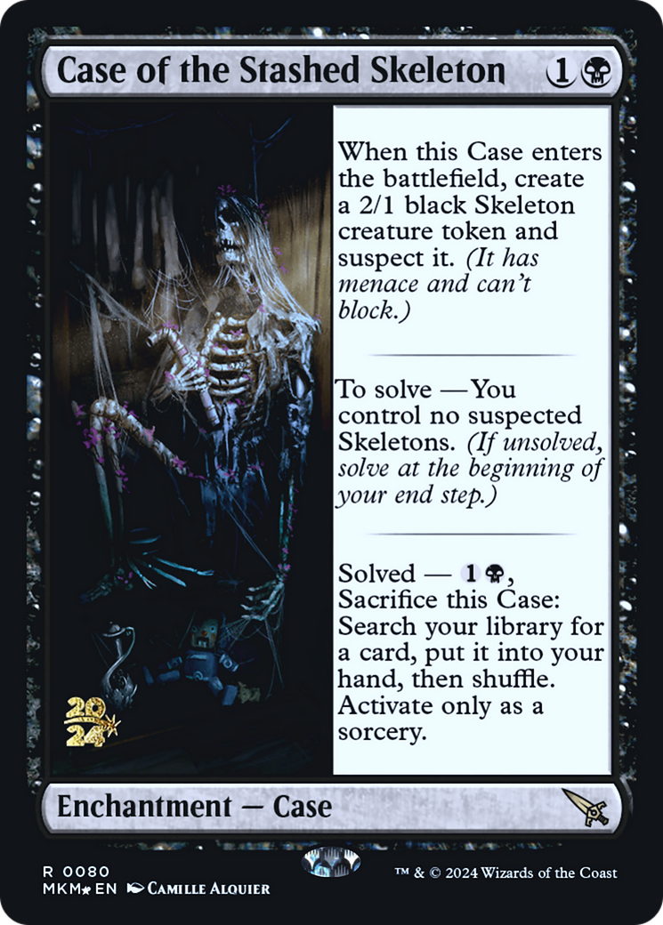 Case of the Stashed Skeleton [Murders at Karlov Manor Prerelease Promos] | PLUS EV GAMES 