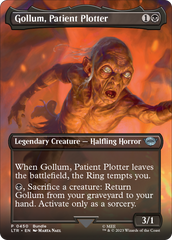 Gollum, Patient Plotter (Borderless Alternate Art) [The Lord of the Rings: Tales of Middle-Earth] | PLUS EV GAMES 