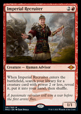 Imperial Recruiter (Foil Etched) [Modern Horizons 2] | PLUS EV GAMES 