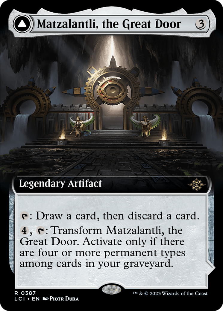 Matzalantli, the Great Door // The Core (Extended Art) [The Lost Caverns of Ixalan] | PLUS EV GAMES 