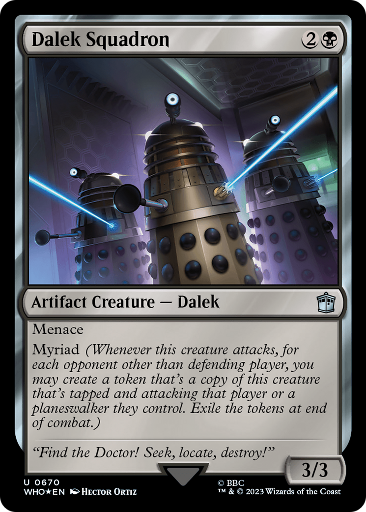 Dalek Squadron (Surge Foil) [Doctor Who] | PLUS EV GAMES 