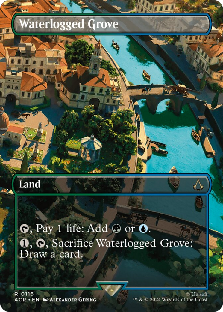 Waterlogged Grove (Borderless) [Assassin's Creed] | PLUS EV GAMES 