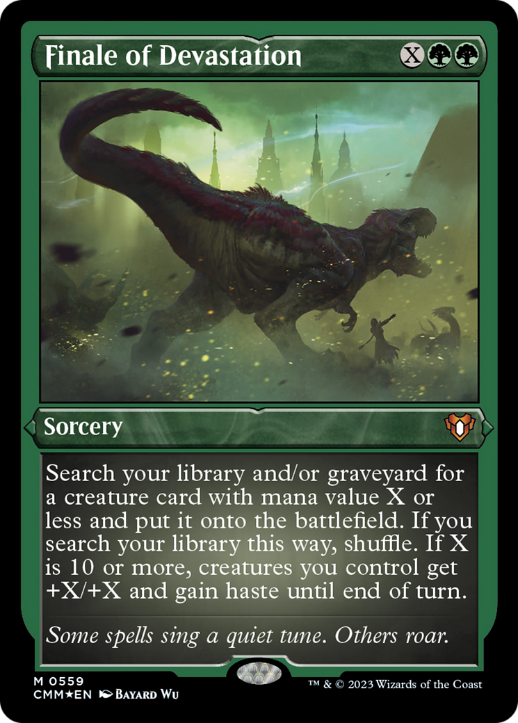 Finale of Devastation (Foil Etched) [Commander Masters] | PLUS EV GAMES 