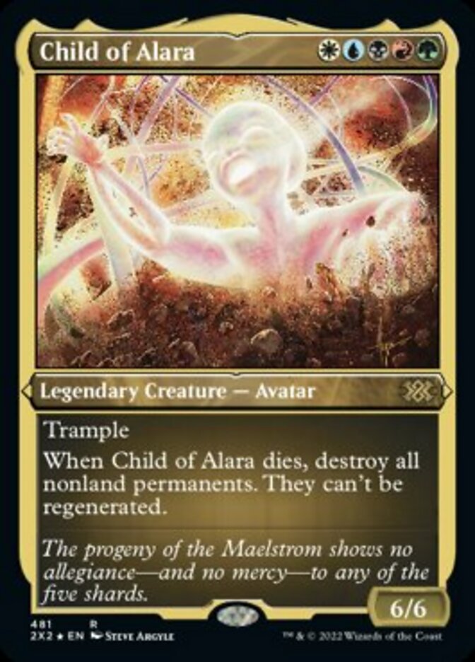 Child of Alara (Foil Etched) [Double Masters 2022] | PLUS EV GAMES 