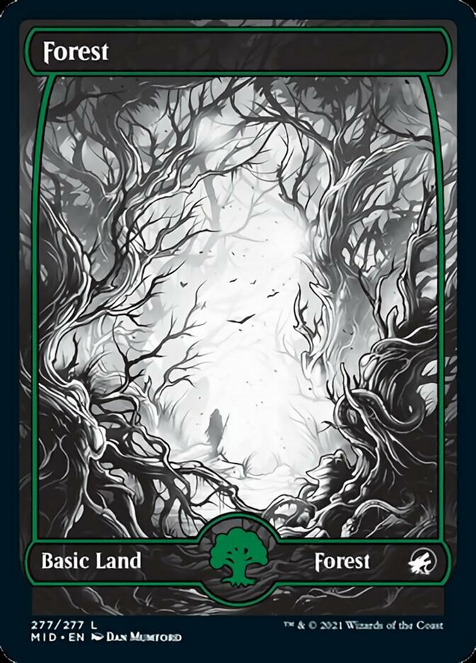 Forest (277) [Innistrad: Midnight Hunt] | PLUS EV GAMES 