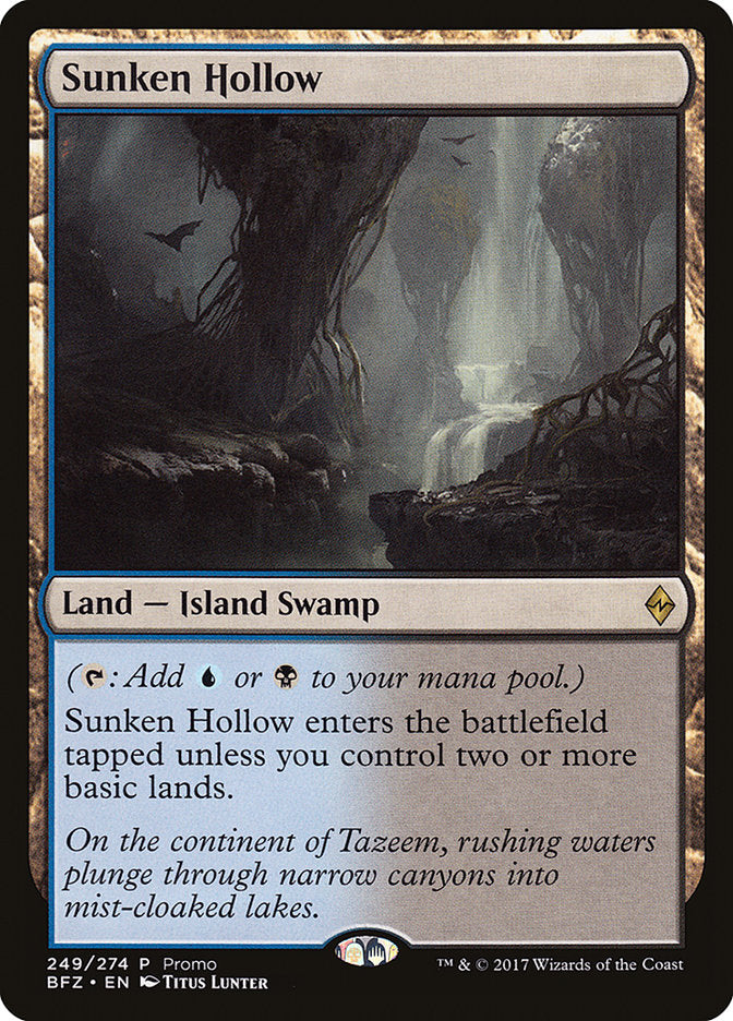 Sunken Hollow (Promo) [Standard Showdown Promos] | PLUS EV GAMES 