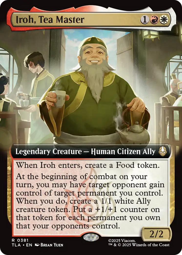 Iroh, Tea Master (Extended Art) [Avatar: The Last Airbender] | PLUS EV GAMES 
