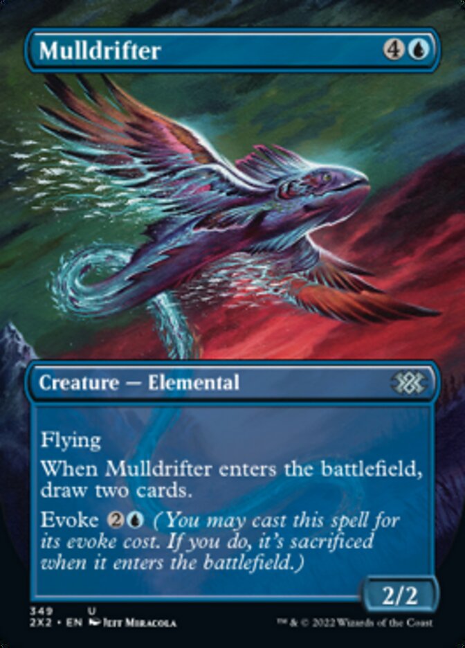 Mulldrifter (Borderless Alternate Art) [Double Masters 2022] | PLUS EV GAMES 