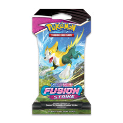 Sword & Shield: Fusion Strike - Sleeved Booster Pack | PLUS EV GAMES 