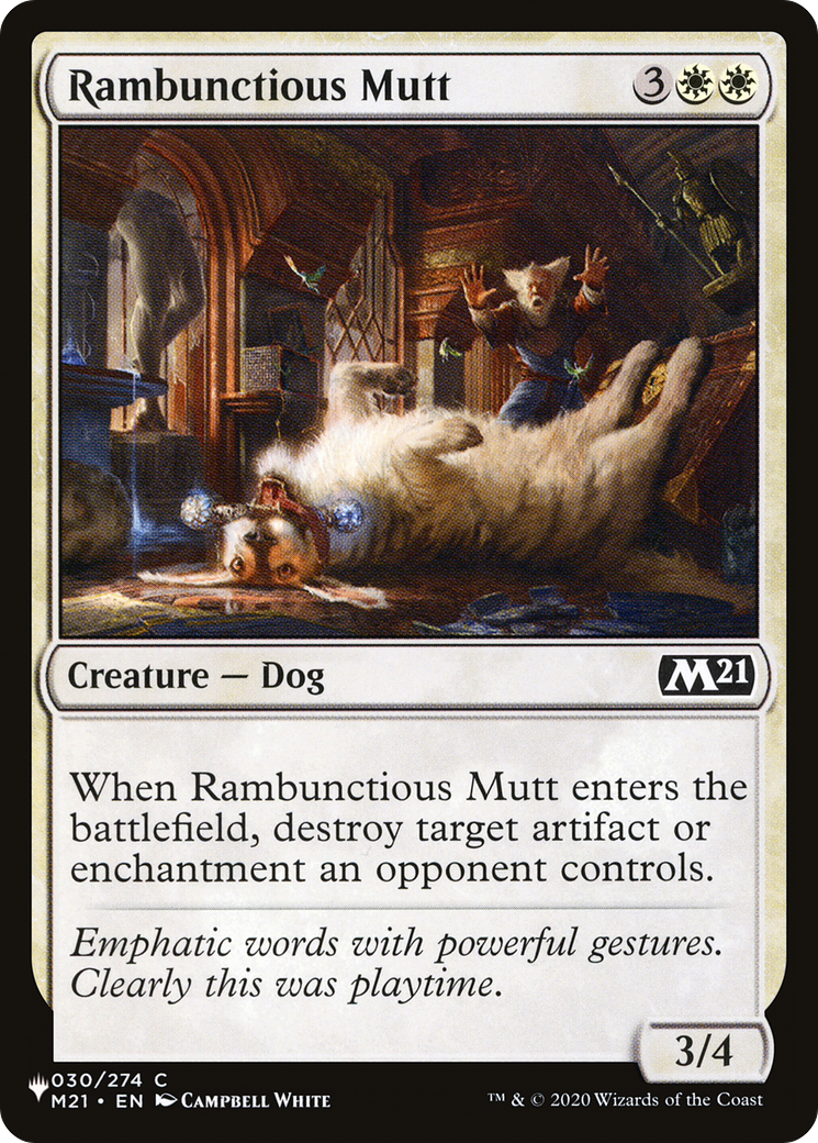 Rambunctious Mutt [The List Reprints] | PLUS EV GAMES 