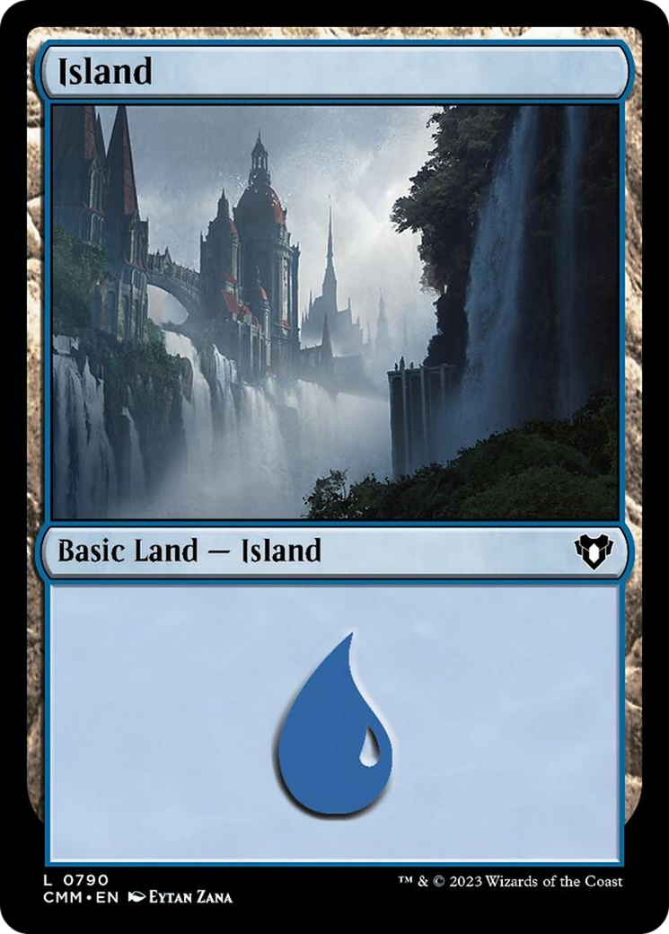 Island (790) [Commander Masters] | PLUS EV GAMES 