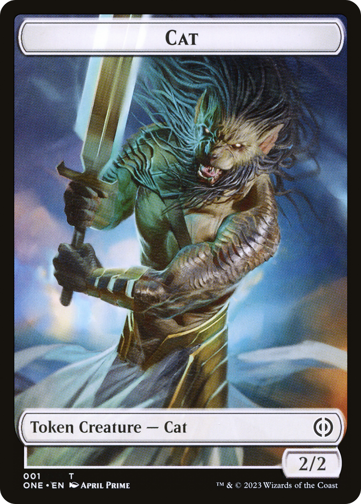 Cat Token [Phyrexia: All Will Be One Tokens] | PLUS EV GAMES 