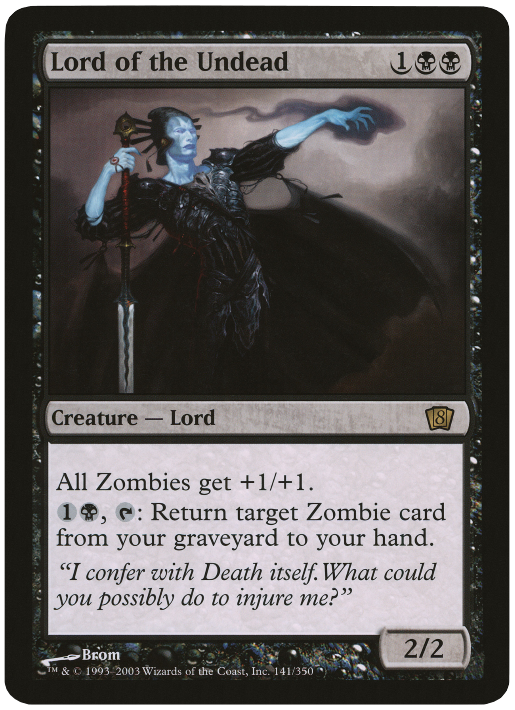 Lord of the Undead (Oversized) [Eighth Edition Box Topper] | PLUS EV GAMES 