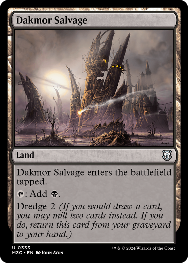 Dakmor Salvage (Ripple Foil) [Modern Horizons 3 Commander] | PLUS EV GAMES 