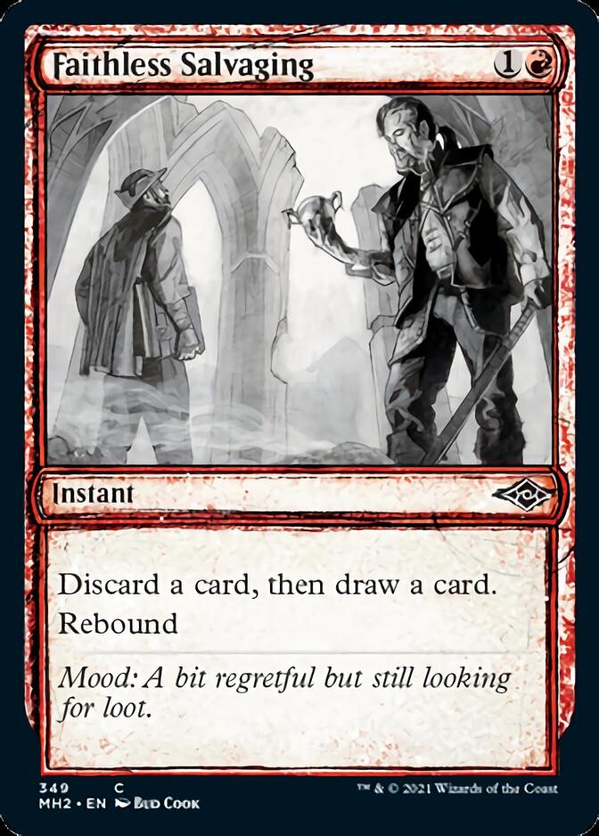 Faithless Salvaging (Sketch) [Modern Horizons 2] | PLUS EV GAMES 