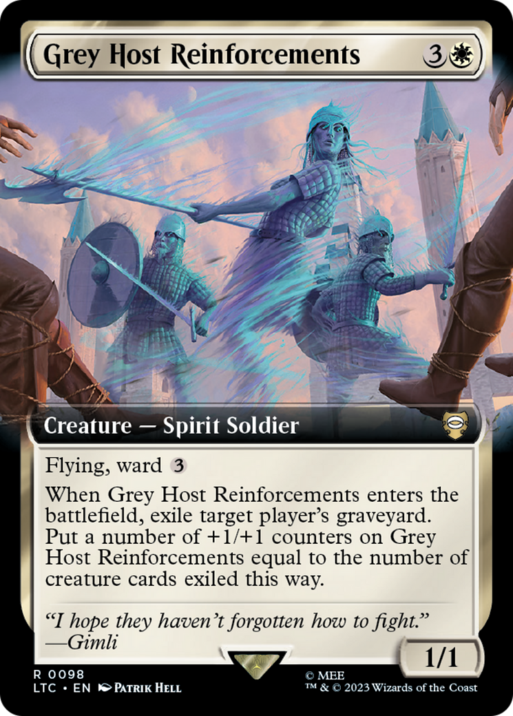 Grey Host Reinforcements (Extended Art) [The Lord of the Rings: Tales of Middle-Earth Commander] | PLUS EV GAMES 