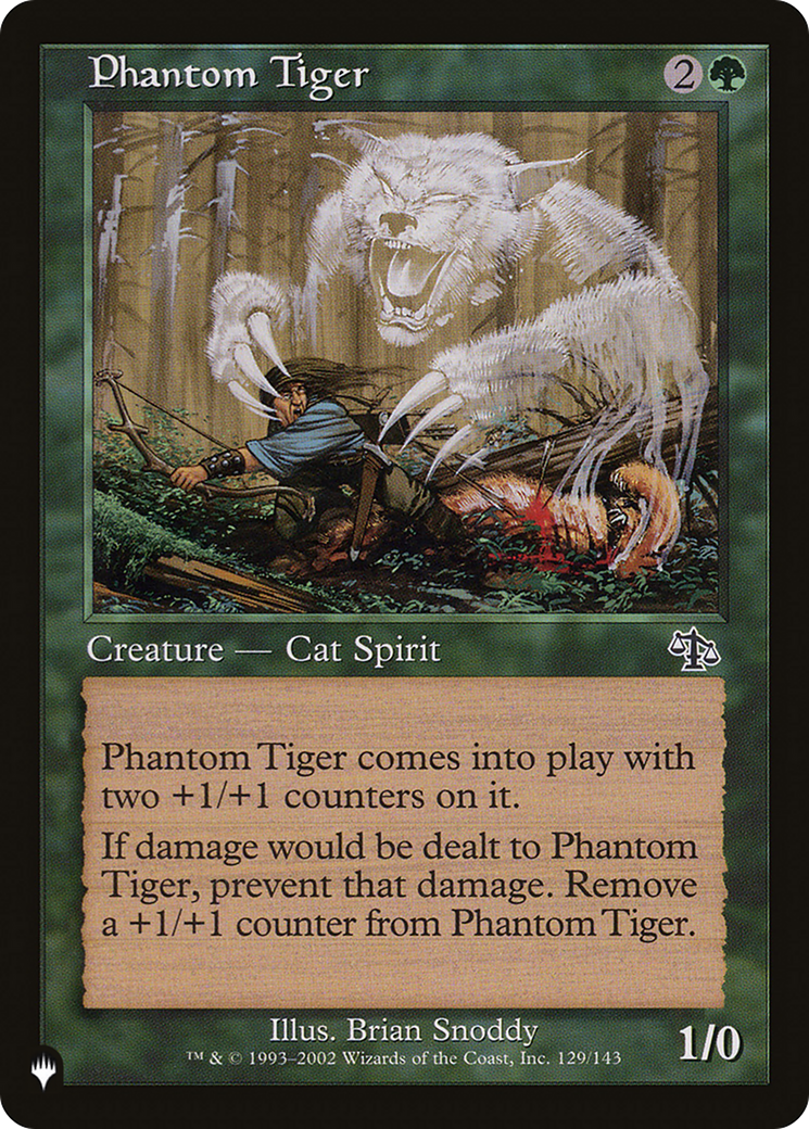 Phantom Tiger [The List Reprints] | PLUS EV GAMES 