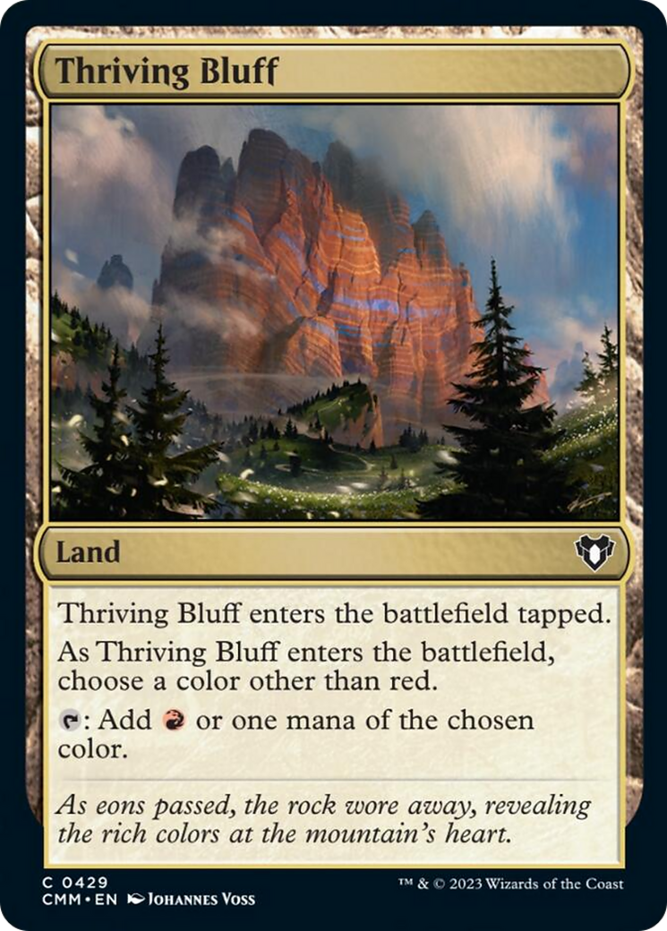 Thriving Bluff [Commander Masters] | PLUS EV GAMES 