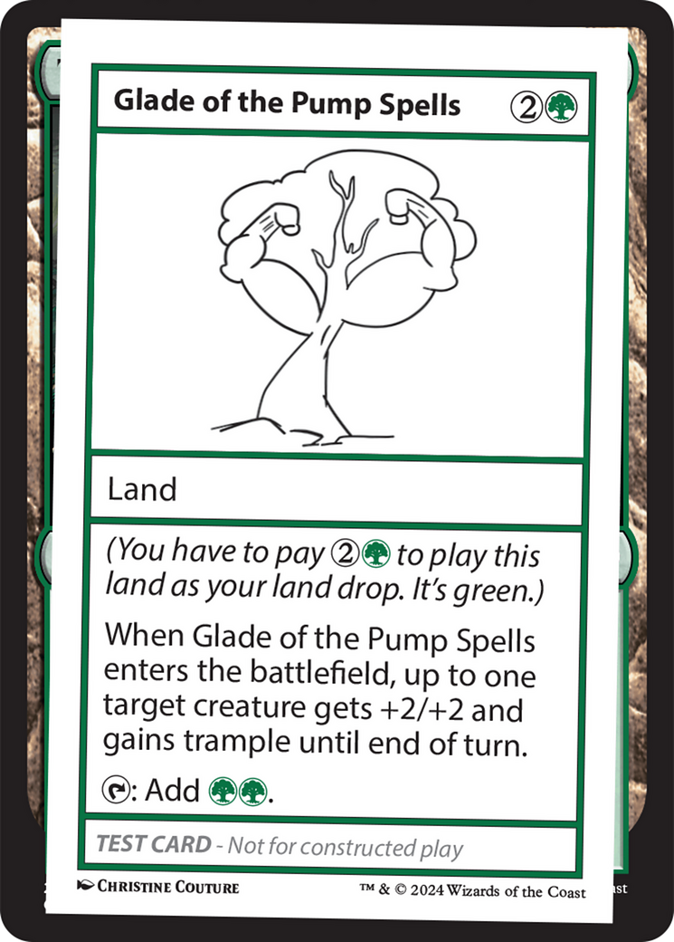 Glade of the Pump Spells [Mystery Booster 2 Playtest Cards] | PLUS EV GAMES 