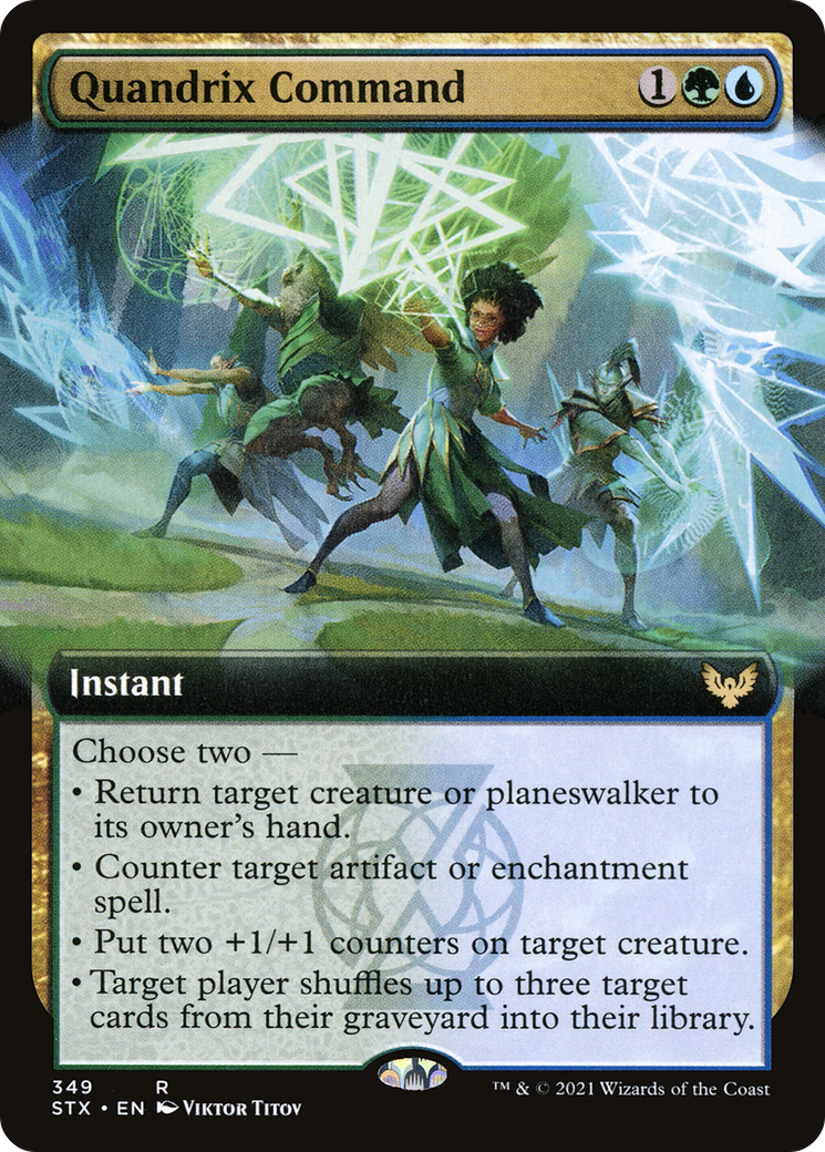 Quandrix Command (Extended) [Strixhaven: School of Mages]