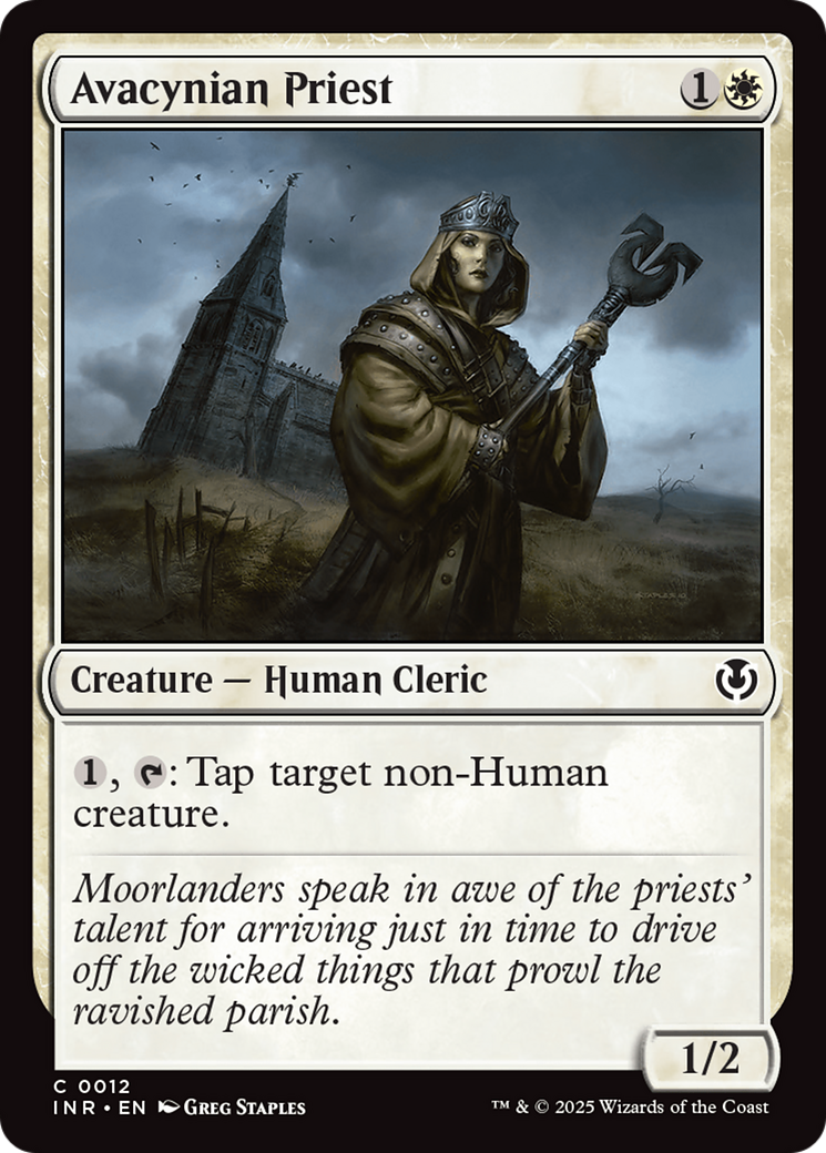 Avacynian Priest [Innistrad Remastered] | PLUS EV GAMES 