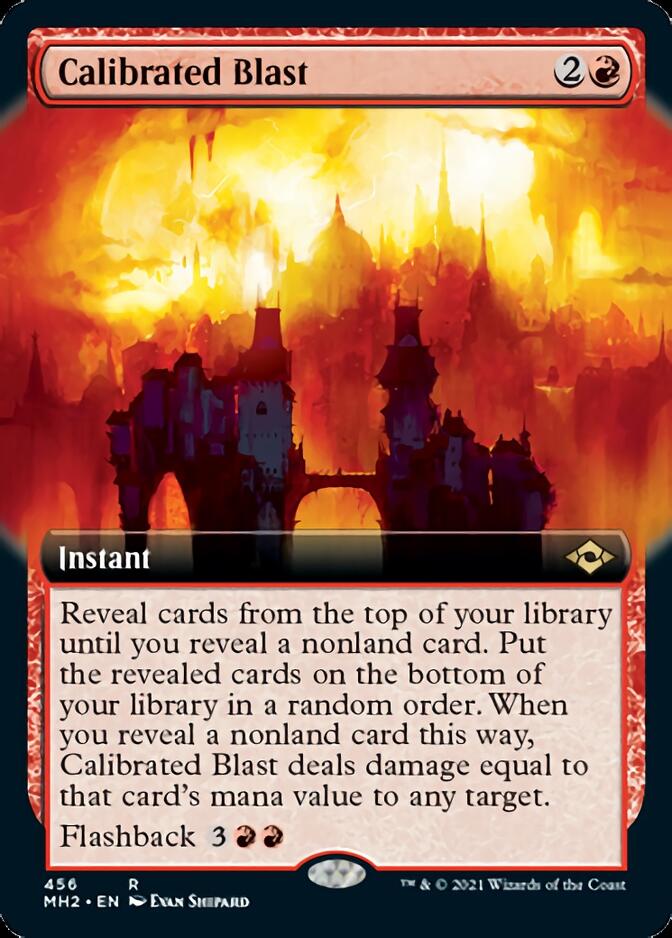 Calibrated Blast (Extended Art) [Modern Horizons 2] | PLUS EV GAMES 