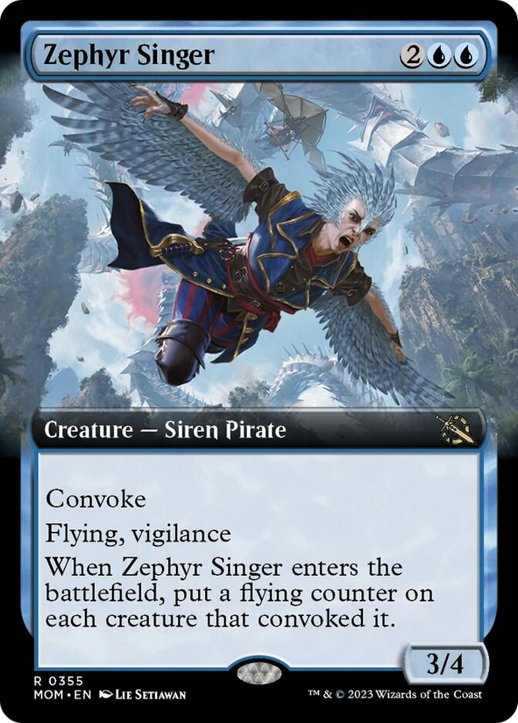 Zephyr Singer (Extended Art) [March of the Machine] | PLUS EV GAMES 