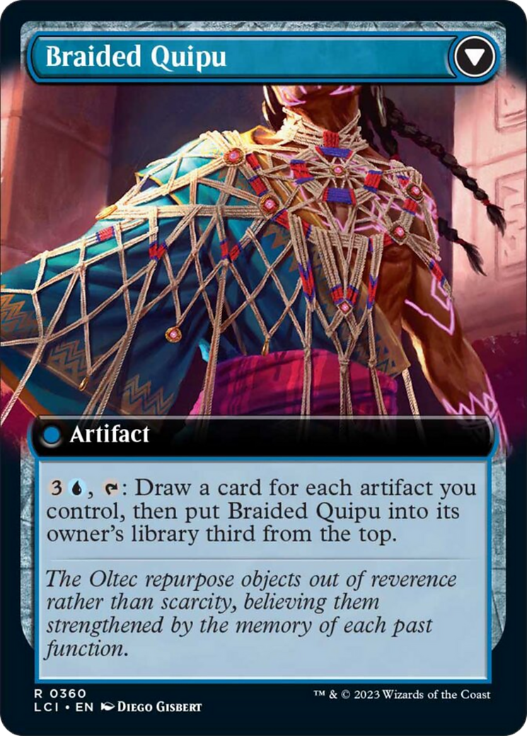 Braided Net // Braided Quipu (Extended Art) [The Lost Caverns of Ixalan] | PLUS EV GAMES 