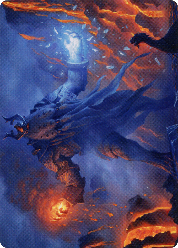 Aegar, the Freezing Flame Art Card [Kaldheim: Art Series]