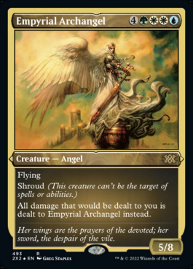 Empyrial Archangel (Foil Etched) [Double Masters 2022] | PLUS EV GAMES 