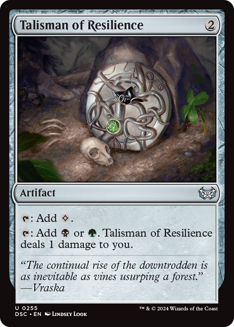 Talisman of Resilience [Duskmourn: House of Horror Commander] | PLUS EV GAMES 