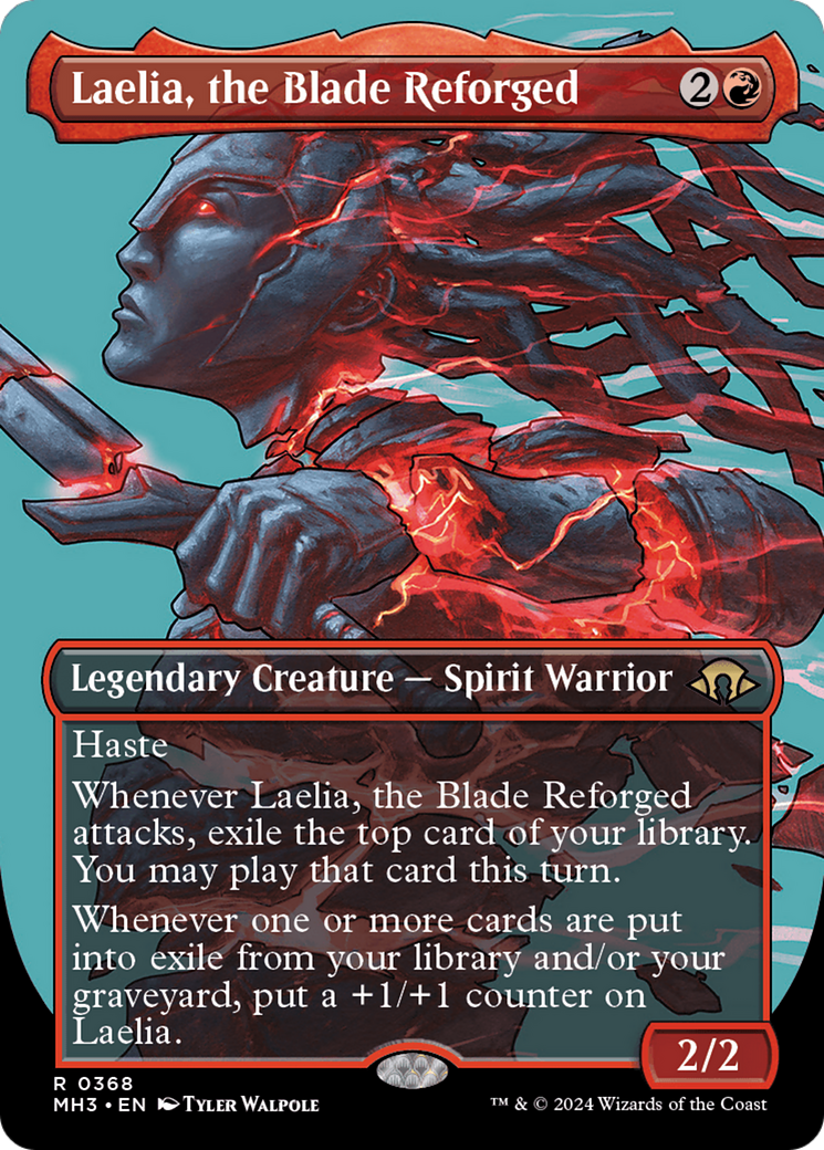 Laelia, the Blade Reforged (Borderless) [Modern Horizons 3] | PLUS EV GAMES 