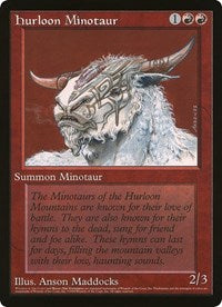 Hurloon Minotaur (Oversized) [Oversize Cards] | PLUS EV GAMES 