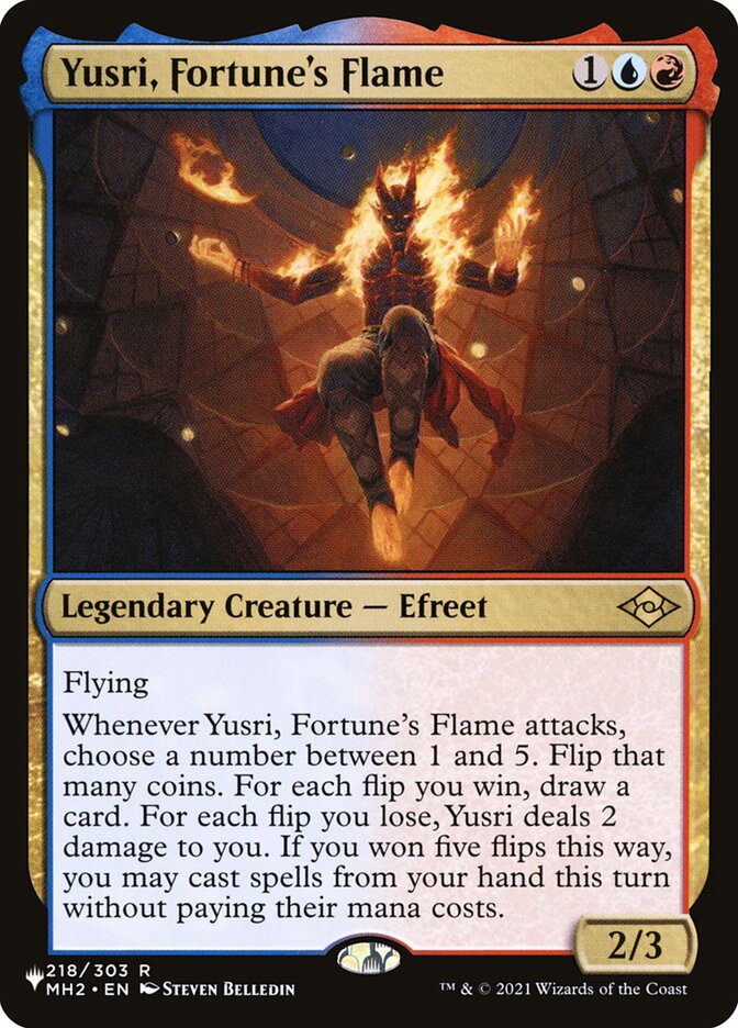 Yusri, Fortune's Flame [Secret Lair: Heads I Win, Tails You Lose] | PLUS EV GAMES 