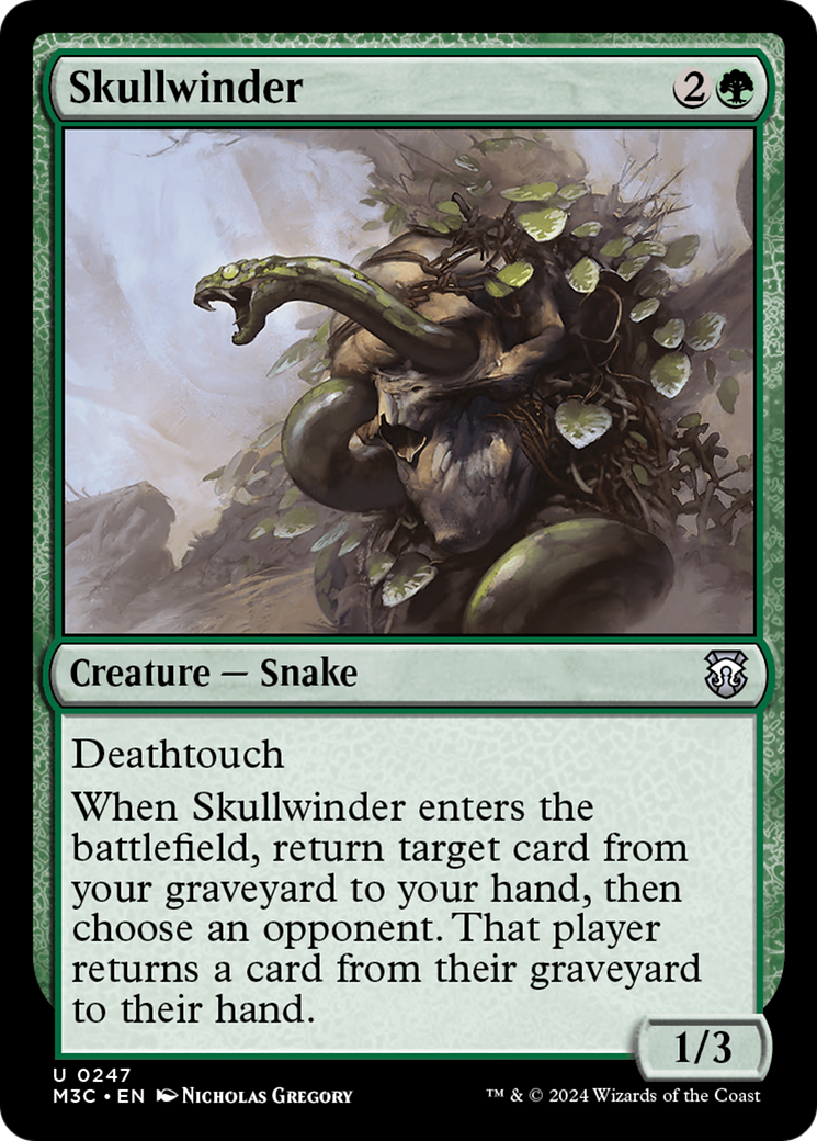 Skullwinder (Ripple Foil) [Modern Horizons 3 Commander] | PLUS EV GAMES 