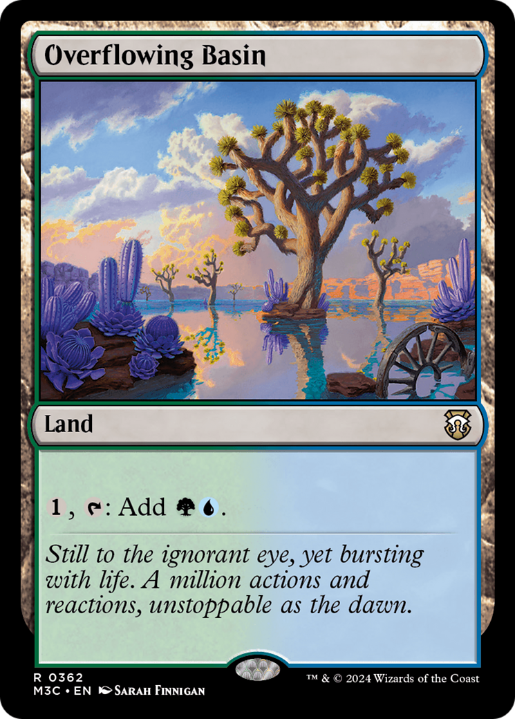 Overflowing Basin (Ripple Foil) [Modern Horizons 3 Commander] | PLUS EV GAMES 