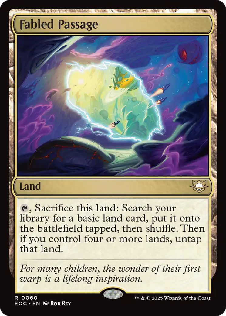 Fabled Passage [Edge of Eternities Commander] | PLUS EV GAMES 