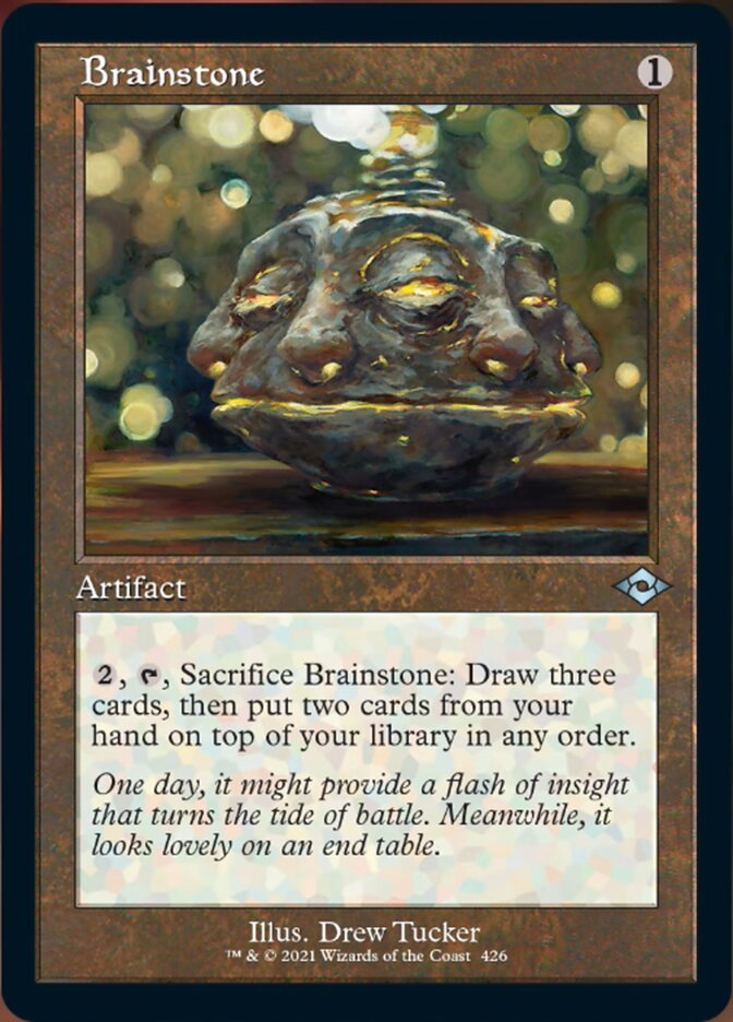 Brainstone (Retro Foil Etched) [Modern Horizons 2] | PLUS EV GAMES 